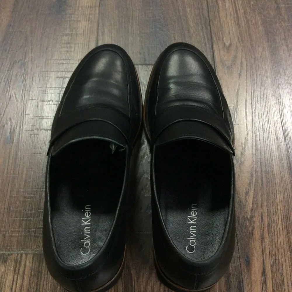 Calvin Klein Mens Forbes Dress Calf Slip On Loafer